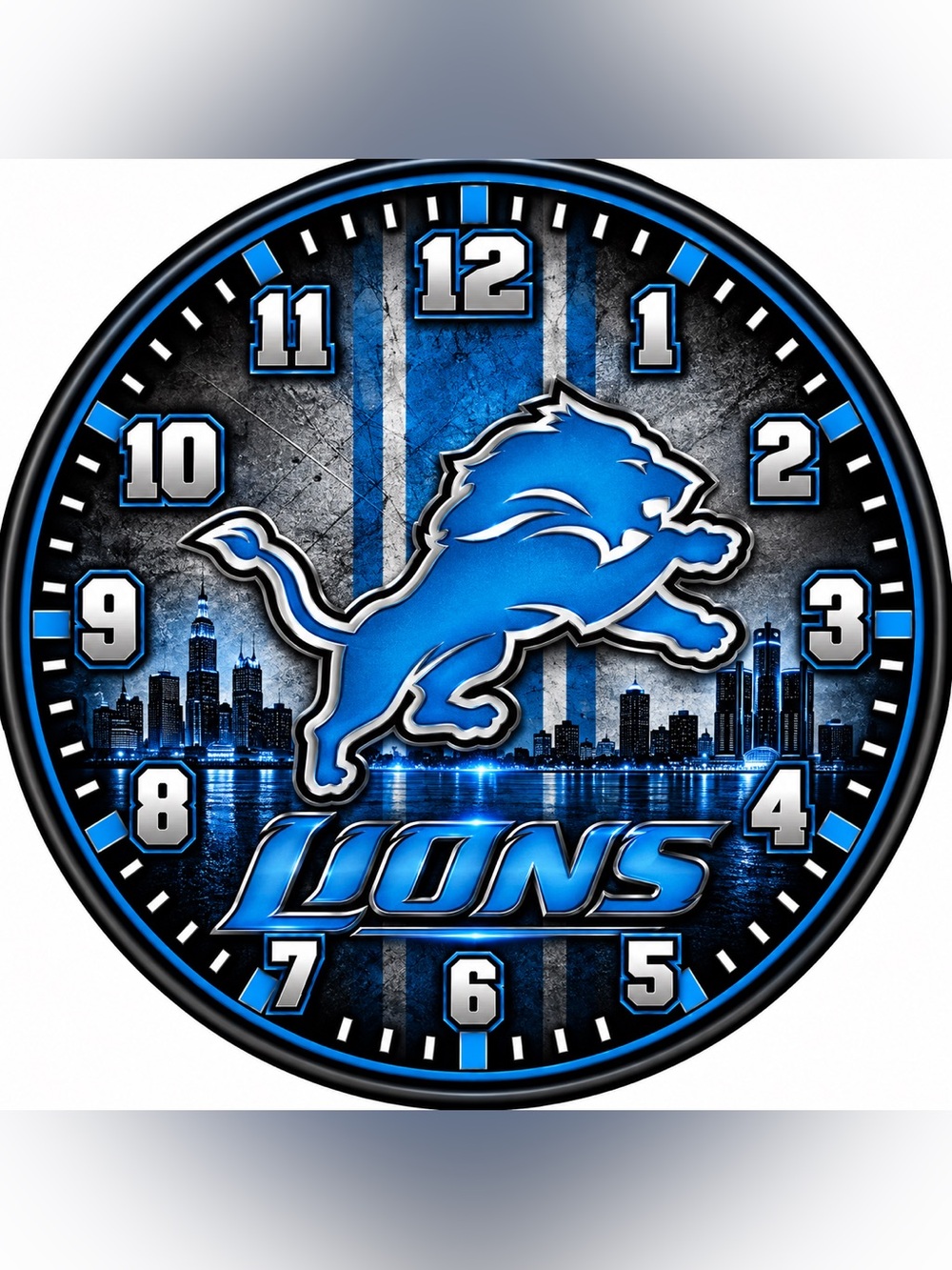 Blue Wall Clock - Official Team Style Home Decor